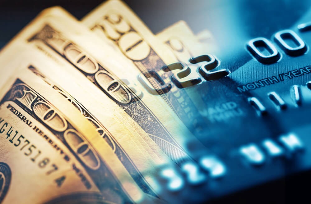 Money and credit card